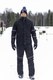 WAHLSTEN EUXE MEN'S WINTER TRAINING TROUSERS, BLACK